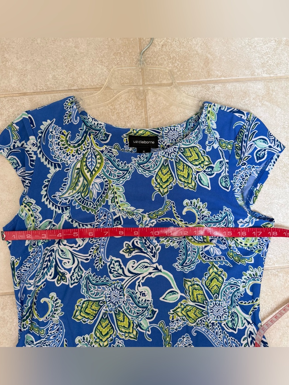 LIZ CLAIBORNE cap sleeve dress size M - Picture 5 of 7